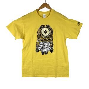 Vintage Port‎ and Company L Yellow Minion y2K Streetwear Grunge T shirt